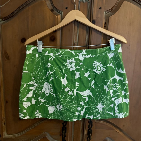 NWT JCrew Factory Green Miniskirt/Cover-up (8) - Picture 2 of 3